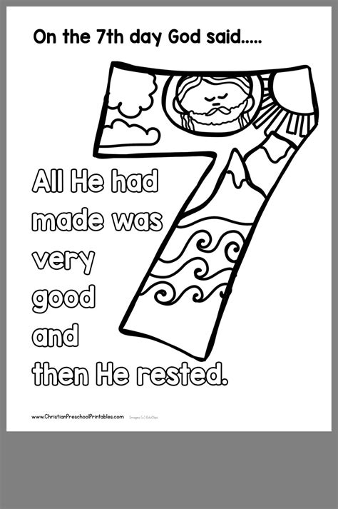 Free Sunday School Creation Coloring Pages Coloring Pages