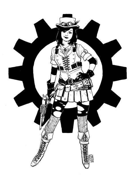 Steampunk Girl Commission By Gadgetwk On Deviantart