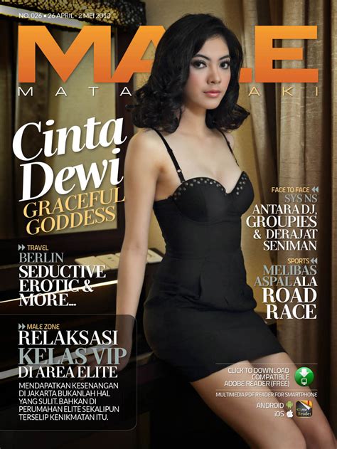 Cinta Dewi On Cover For Male Magazine Aprilmay 2013 Photoshoot