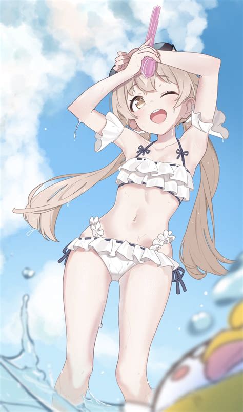 What A Hifumi Blue Archive Hifumi Swimsuit Blue Archive Blue