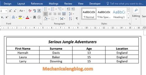 How To Rotate Table In Word Mechanicaleng Blog