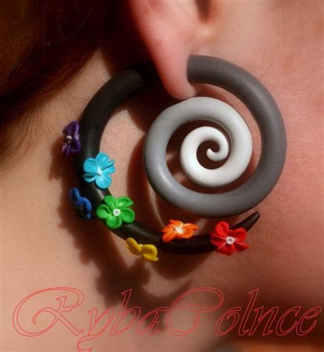 Fake Ear Tentacle Gauges Faux Gaugesgauge By Rybacolnce On Etsy How