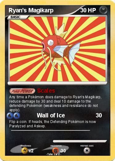 Pokémon Ryan S Magikarp Scales My Pokemon Card