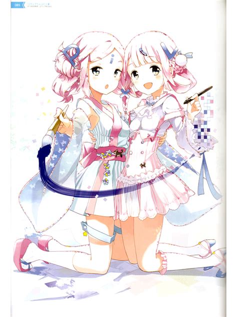 Tiv Illustrations Girls Symphony Art Book Anime Books