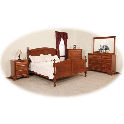 Daniels Amish Classic 35 403139 4021 8 Drawer Triple Dresser And Mirror