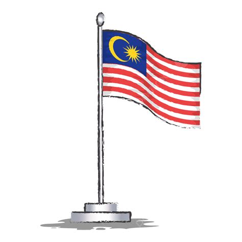 Malaysia Flag Vector Illustration Malaysia Flag Vector National Flag