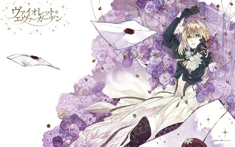 Violet Evergarden Volume 1 Cover Wallpaper Violet Evergarden Anime