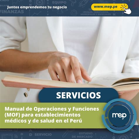 Manual De Operaciones Y Funciones Mof Para Establecimientos Médicos Y