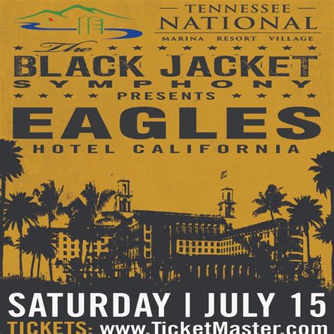 The Black Jacket Symphony Loudon Tickets Tennessee National Marina Performing Eagles Hotel