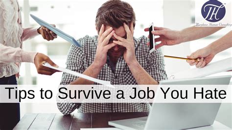 Tips To Survive A Job You Hate Morpheus Human Consulting