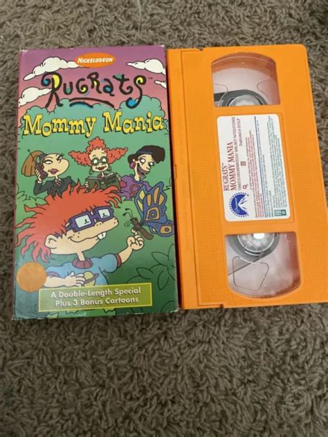 Rugrats Mommy Mania Nickelodeon Orange Vhs Original Picclick 6900 The