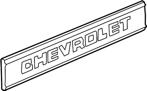 15569393 Chevrolet Tailgate Emblem Jim Tubman Chevrolet Canada