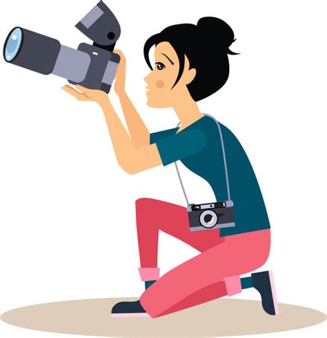 best woman photographer illustrations royalty free vector graphics and clip art istock