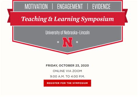Fall 2020 Teaching And Learning Symposium Announce University Of Nebraska Lincoln