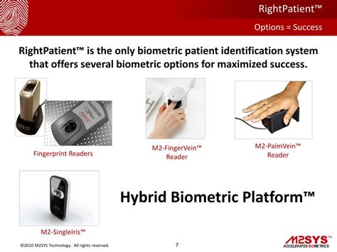 Ppt The Industrys First Multi Modal Multi Factor Biometric Patient