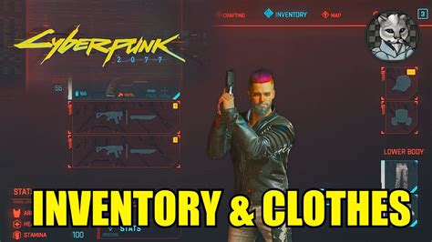 Cyberpunk 2077 Inventory Key And Clothes Youtube