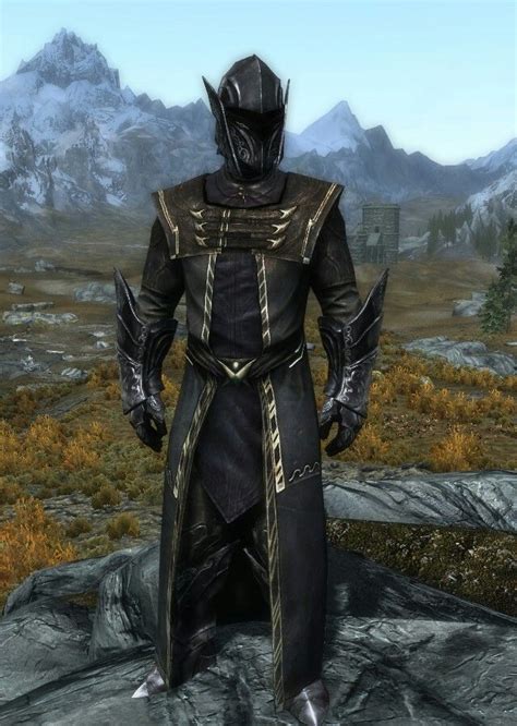 Skyrim Ebony Mail With Nightingale Hood