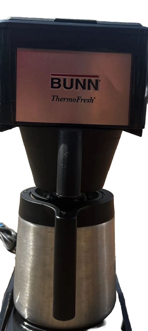 Bunn Coffee Maker Thermofresh Btx B 10 Cup Tested Ebay