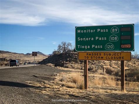 Ca Highway 108 Over Sonora Pass Is Open · Sierra Mountain Passes
