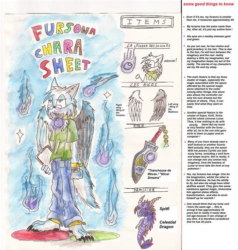 Fursona Character Sheet By Shiiriru On Deviantart