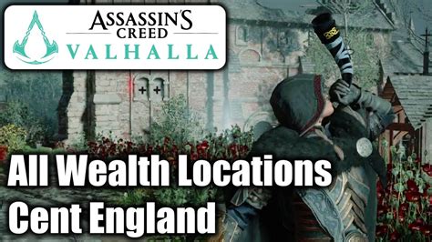 Assassin S Creed Valhalla All Wealth Locations Cent England YouTube