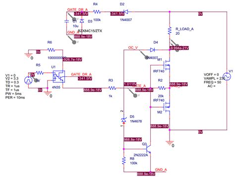 Electronic Overcurrent Short Circuit Protection For Back To Back