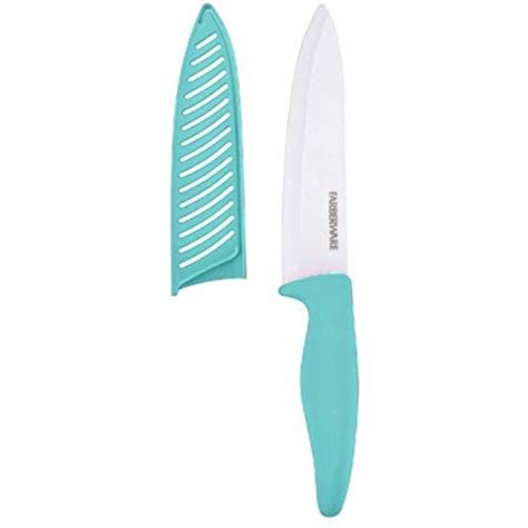 Farberware Ceramic Knife Set 6 Inch Aqua B081km29mw