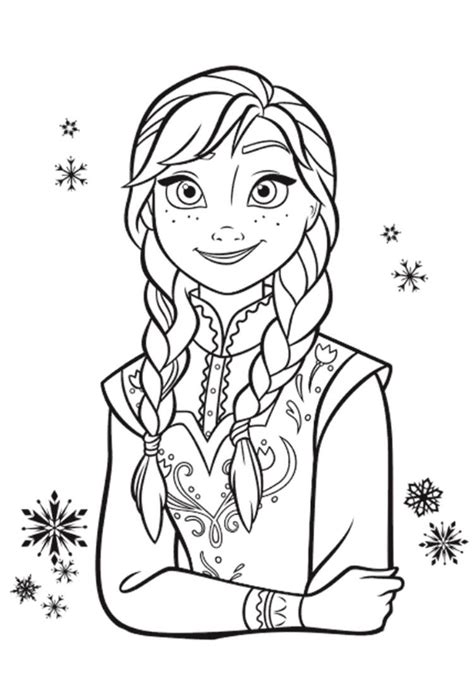 Each coloring page is available for free personal use as of the date of this writing. Anna Frozen Coloring Pages - Coloring Home