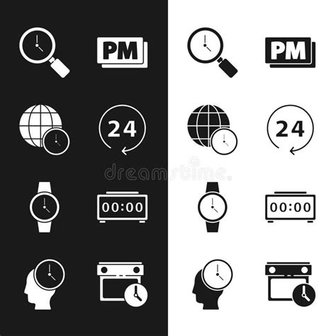 Uhr 24 Stunden Weltzeit Lupe Mit Uhr Pm Armbanduhr Digitale