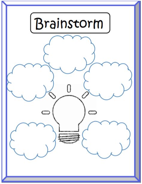 Brainstorm Graphic Organizer Made By Teachers Brainstorming Graphic