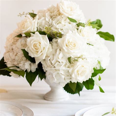 Mar 10, 2018·3 min read. Classic Hydrangea Centerpiece | DIY Wedding Flower Packages in 2020 | Wedding flower packages ...