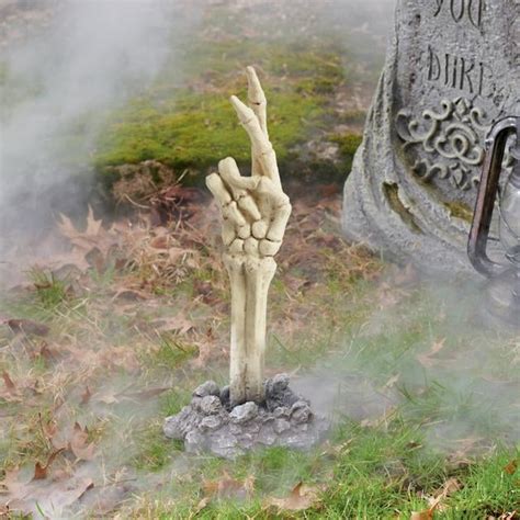 Skeleton Hands Fingers Crossed Best 2020 Halloween Decor At Grandin