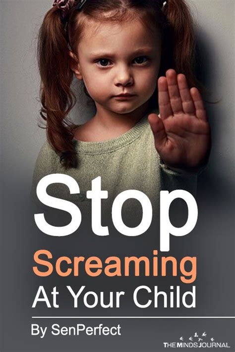 Stop Screaming At Your Child Mind Journal Kids Behavior Kids And