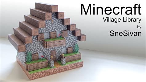 Minecraft Papercraft Villager House