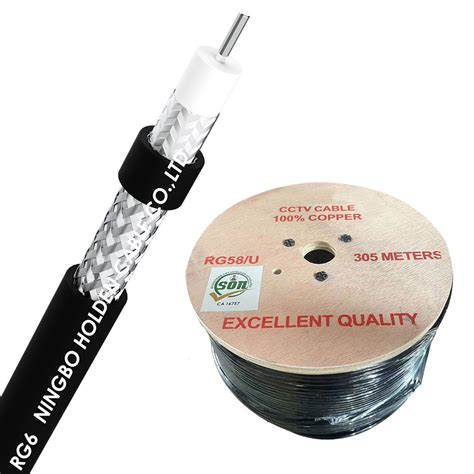 Cpr Ce Cctv Coaxial Rg Feeder Communication Cable China Rg 6 And Rg 59