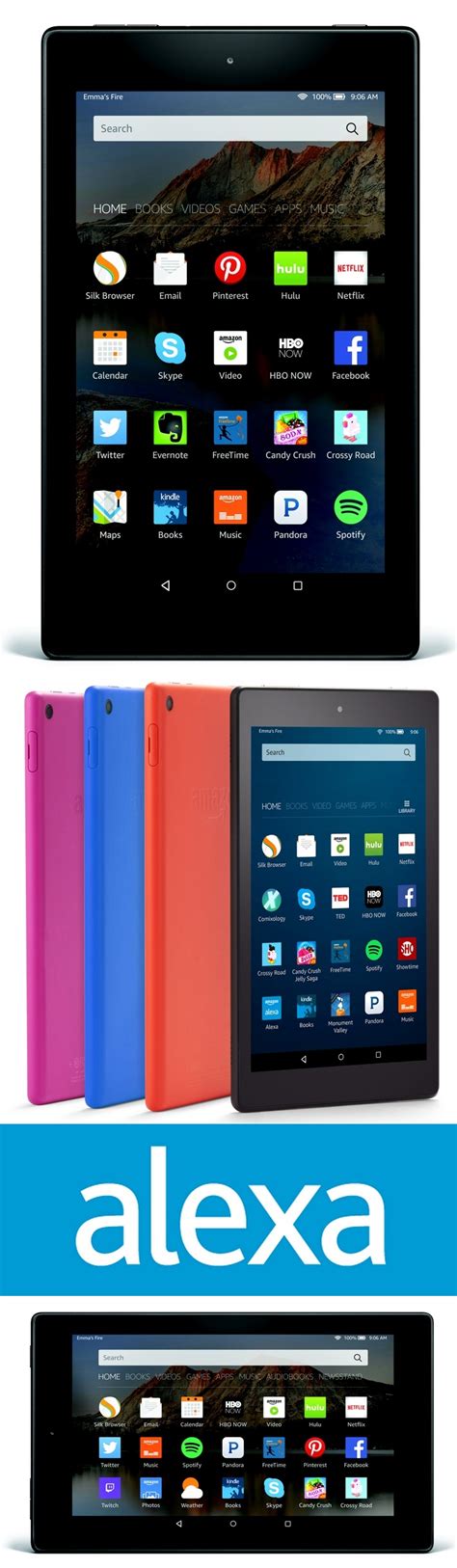 The New Amazon Fire Hd 8 Tablet Has Twice The Storage 16gb Or 32gb
