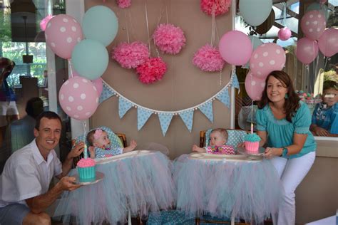 Twin Girl First Birthday Party Ideas