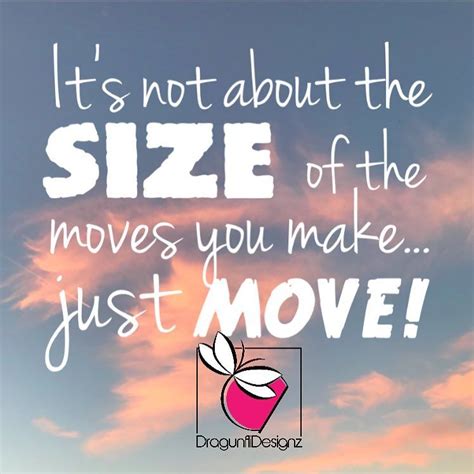 Don't compare your moves with the moves others are making ...