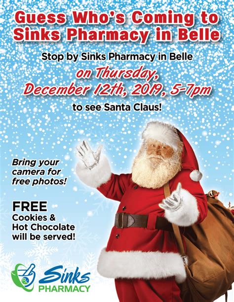 Santa Visit Sinks Pharmacy Belle Sinks Pharmacy Medley Pharmacy