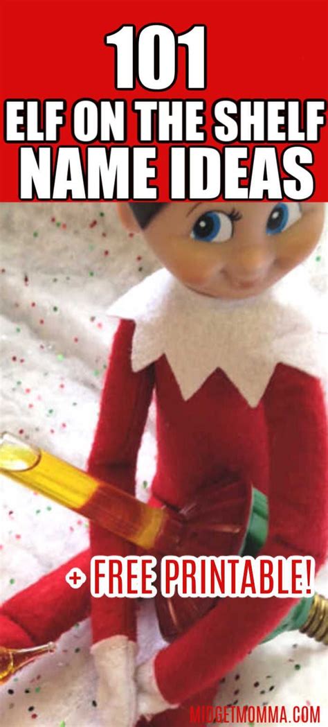 Stuck On What To Name Your Elf Check Out This Great List