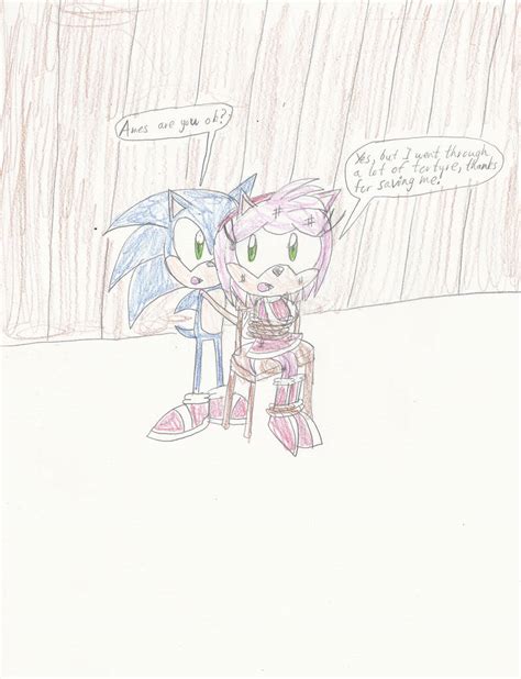 Com Sonic Saving Amy By Erin Gamer 90 On Deviantart