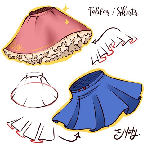 Hot To Draw Skirts Faldas By Naty Ilustrada On Deviantart