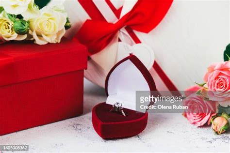 Heart Shaped Ring Box Photos And Premium High Res Pictures Getty Images