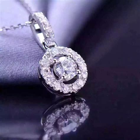 Fancy Jewelry Ct Clear Synthetic Diamonds Pendant Sterling Silver