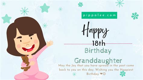 Best Happy 18th Birthday Granddaughter Cute Wishes 2022