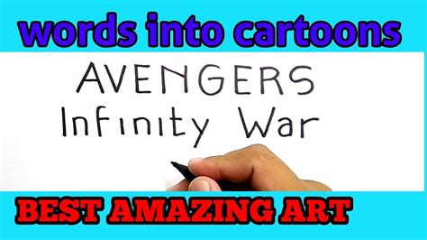 Following is a list of last words from media in the marvel cinematic universe (mcu), an american media franchise and shared fictional universe that is centered on a series of superhero films, independently produced by marvel studios and based on characters that appear in publications by. AMAZING, How to turn words AVENGERS INFINITY WAR into ...