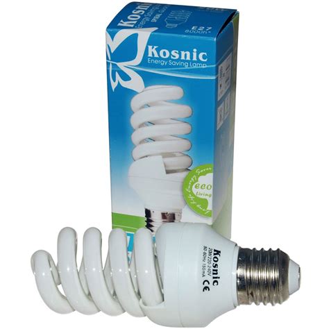 Buy Kosnic Energy Saving Spiral 20w Es E27 Lamp Warm White Online From