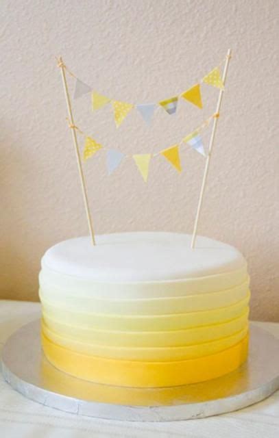 Cake With Yellow Decorations Yellow Birthday Cake Recipe Yellow