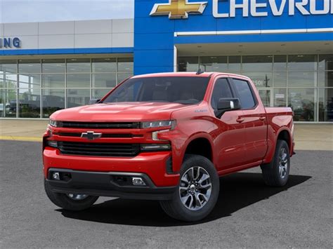 New 2021 Chevrolet Silverado 1500 Rst 4d Crew Cab Red Hot For Sale In