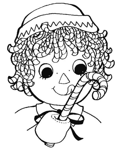 Coloring Page Template Printing Coloring Pages Raggedy Ann Raggedy